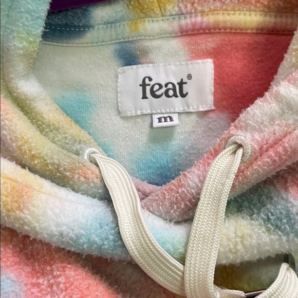 Feat Clothing ‘The BlanketBlend’ Colorful Tie-Dye Women's Hoodie - Picture 3 of 5